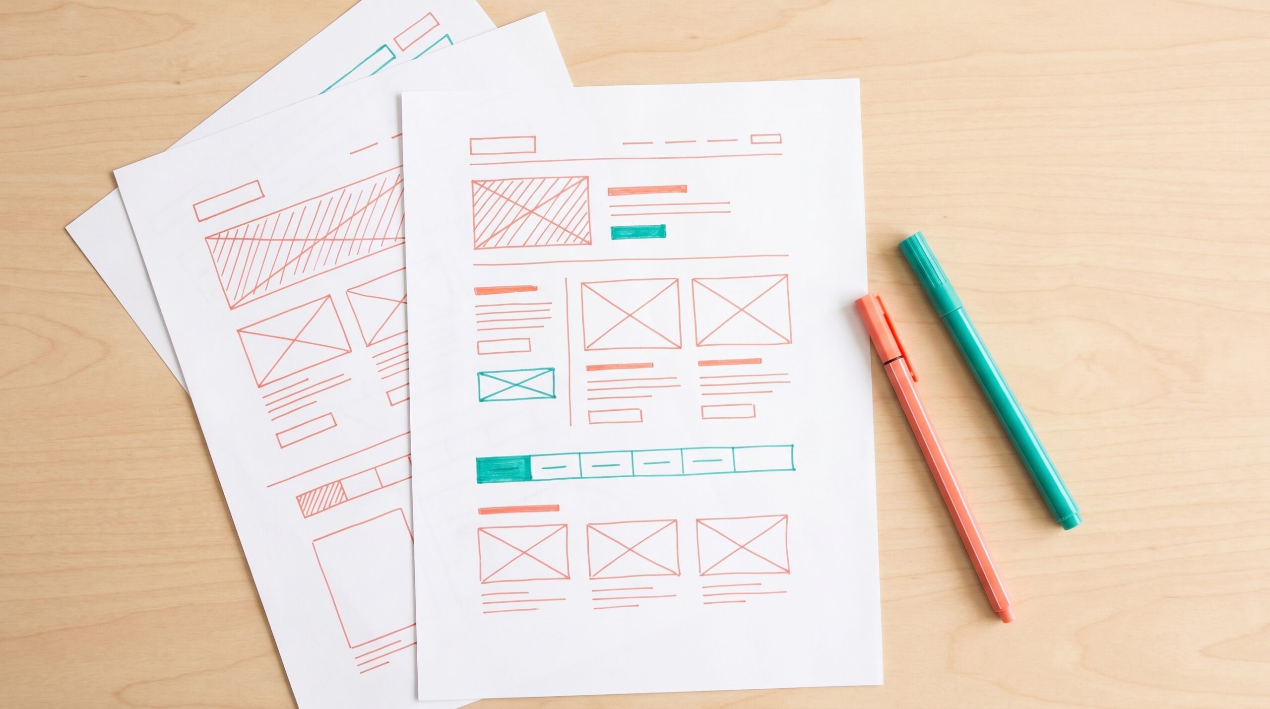 Wireframe planning